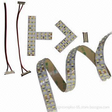 High-brightness LED Strips, L- and T-shaped Connectors, User's Can Install X-ribbon Around the Crown